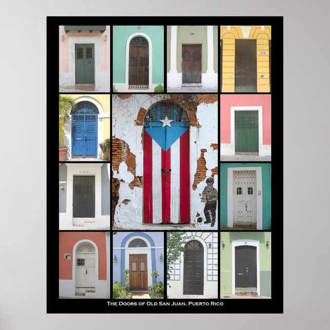 The Doors of Old San Juan 2 Poster (Front)