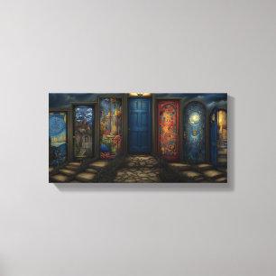 The doors of perception Stretched Canvas Print