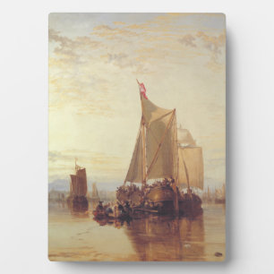 The Dort packet-boat from Rotterdam becalmed Plaque