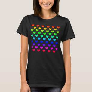 The dot day 2022 multicolor Heart rainbow polka T-Shirt