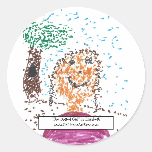 "The Dotted Girl" Stickers (Front)