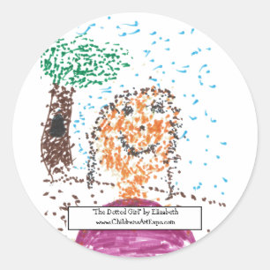 "The Dotted Girl" Stickers
