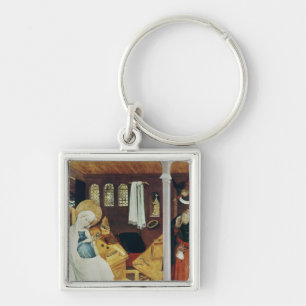 The Doubt of St. Joseph, c.1410-20 Keychain