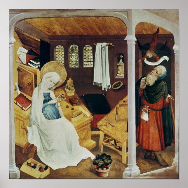 The Doubt of St. Joseph, c.1410-20 Poster (Front)
