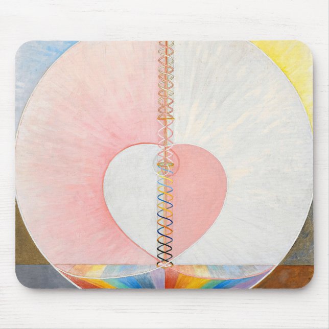 The Dove by Hilma af Klint Mouse Pad (Front)