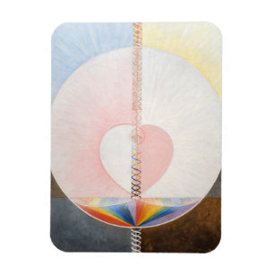The Dove, No. 1, Hilma af Klint, Heart Magnet