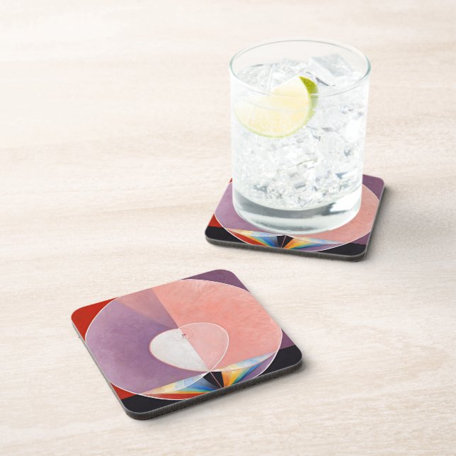 The Dove, No.2. by Hilma af Klint Coaster (Right Side)