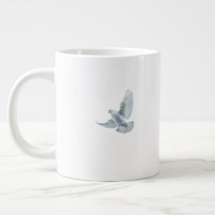 The Dove of peace Large Coffee Mug