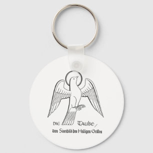 The Dove-the symbol of the Holy Spirit Keychain