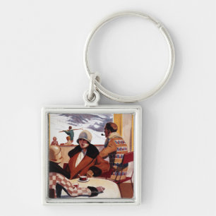 The Downhill Club Promotional Poster Keychain
