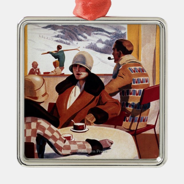 The Downhill Club Promotional Poster Metal Ornament (Front)