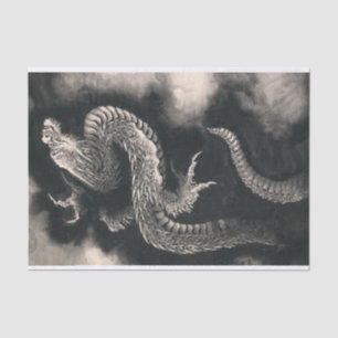 The Dragon by Katsushika Hokusai Tissue Paper