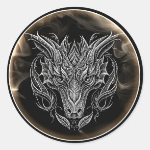  The Dragon Classic Round Sticker