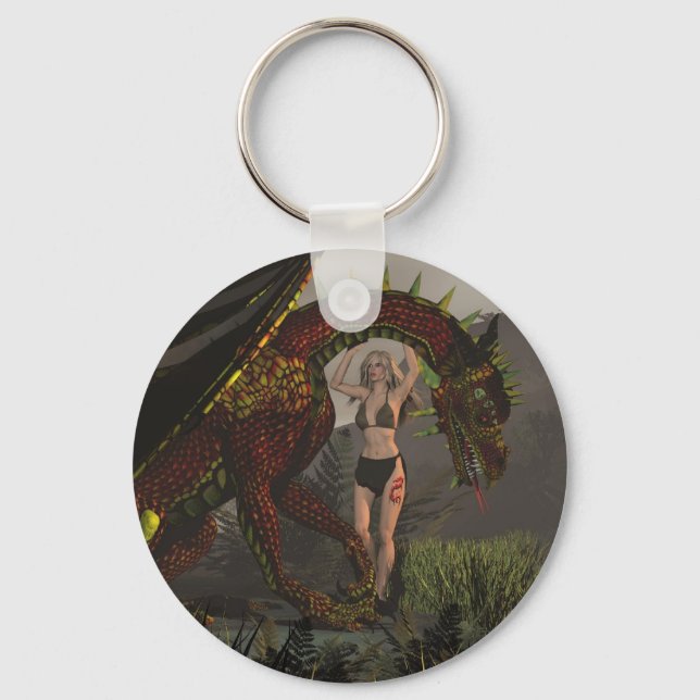 The Dragon Keeper Keychain (Front)