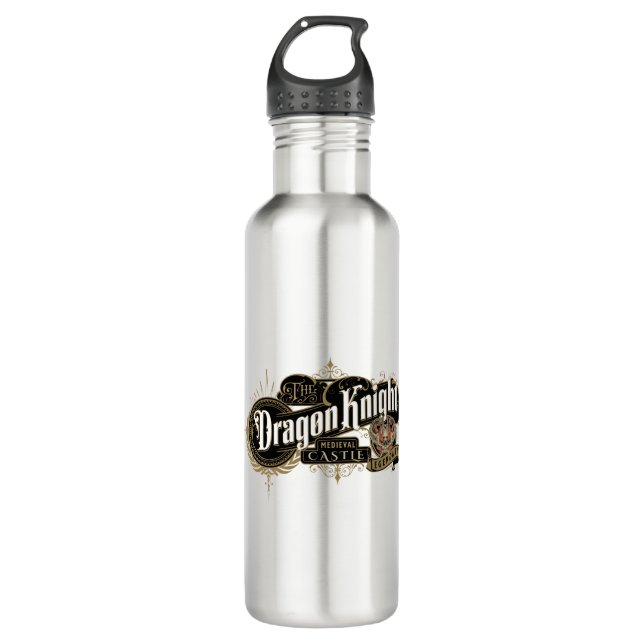 The Dragon Knight Citation Inspiration Sentence 710 Ml Water Bottle (Front)