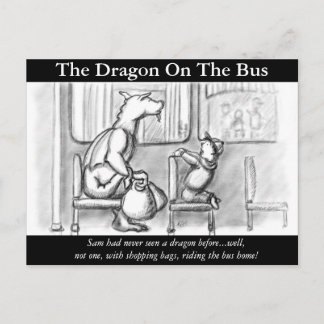 The Dragon On The Bus. Postcard