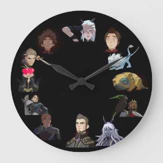 The Dragon Prince Character Wall Clock