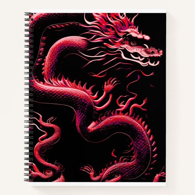 The Dragon Red Notebook (Front)