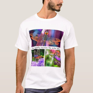 The Dragonfly Touches The Water Lightly Idiom T-Shirt