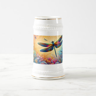 The Dragonfly's Journey Beer Stein