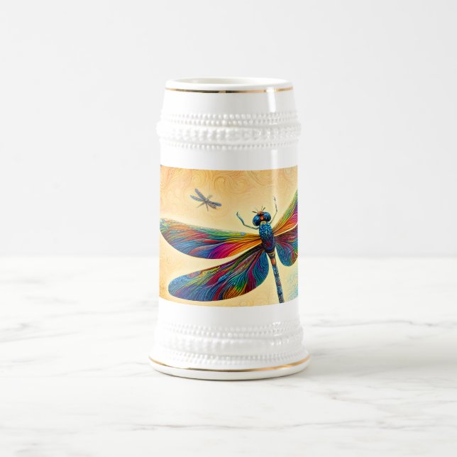 The Dragonfly's Journey  Beer Stein (Center)