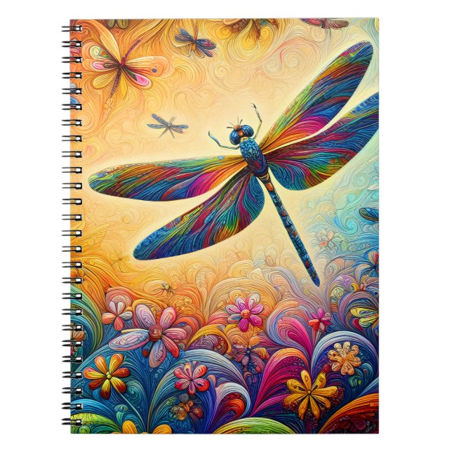 The Dragonfly's Journey Notebook (Front)