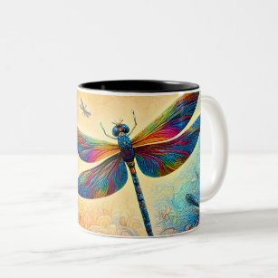 The Dragonfly's Journey  Two-Tone Coffee Mug