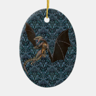 The Dragon's Lair Ceramic Ornament