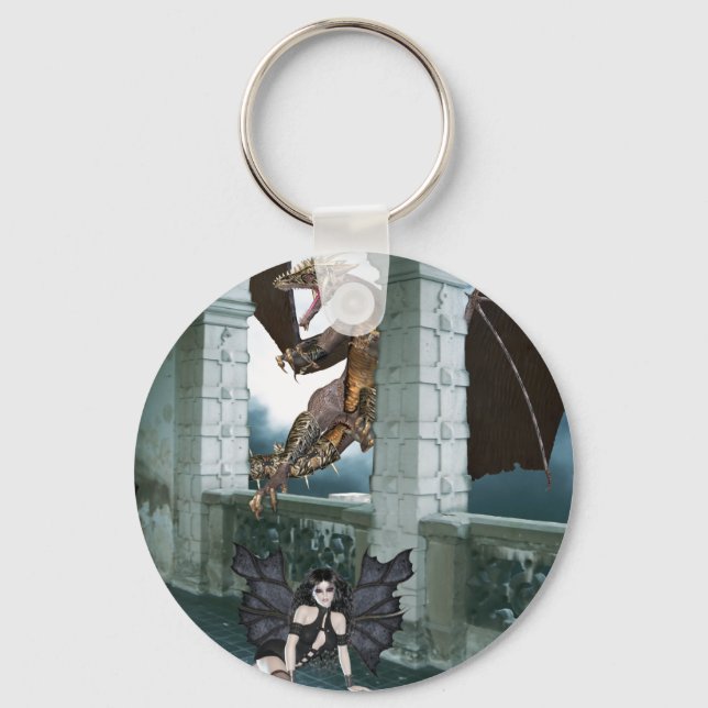 The Dragon's Lair Keychain (Front)