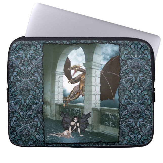 The Dragon's Lair Laptop Sleeve (Front)