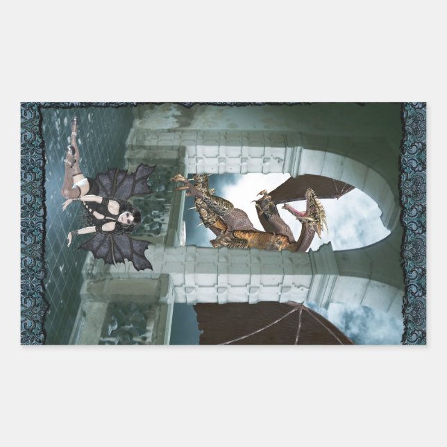 The Dragon's Lair Sticker (Front)