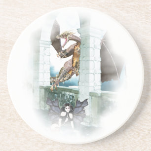 The Dragon's Lair Vignette Coaster