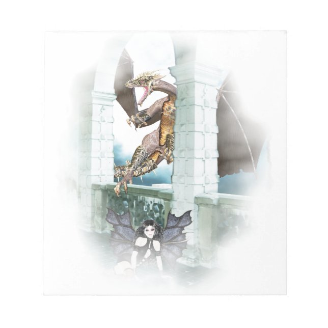 The Dragon's Lair Vignette Notepad (Front)