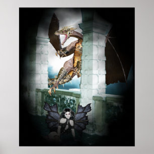 The Dragon's Lair Vignette Poster