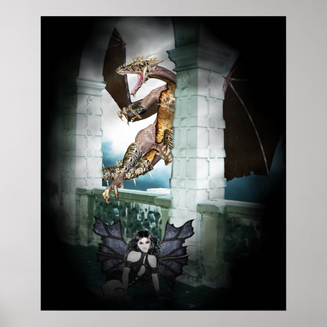 The Dragon's Lair Vignette Poster (Front)