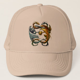 The dragons play balloon - trucker hat