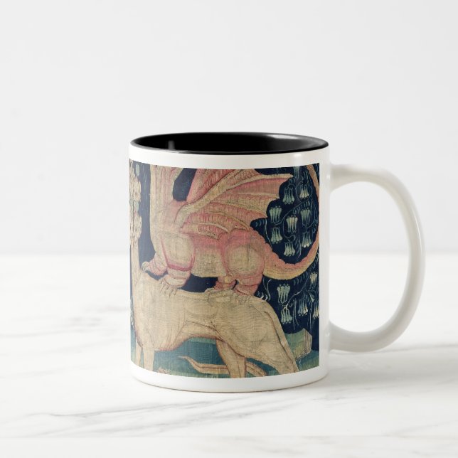 The Dragons Vomiting Frogs Two-Tone Coffee Mug (Right)