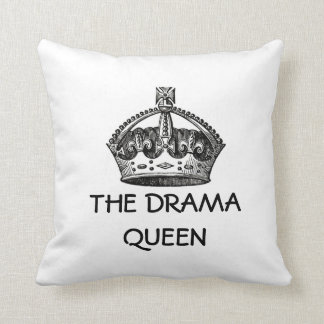 The Drama Queen Throw Pillow