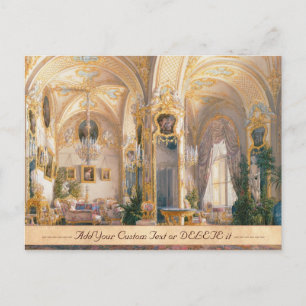 The Drawing Room in Rococo II Style, with Cupids Postcard