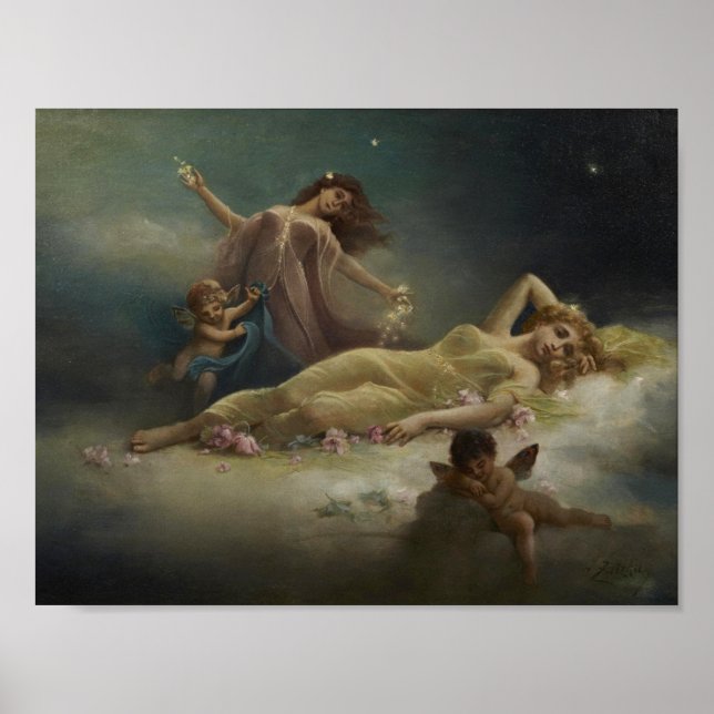 The Dream by Hans Zatzka - poster (Front)