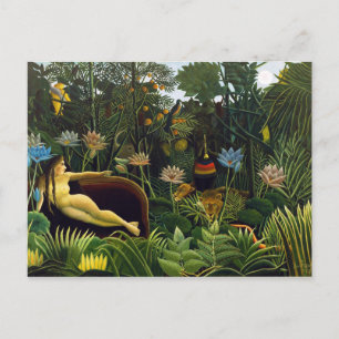 The Dream by Henri Rousseau (1910) Postcard