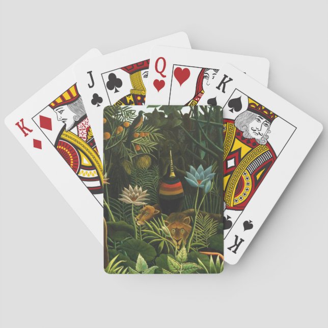 The Dream, Henri Rousseau Fine Art Playing Cards (Back)