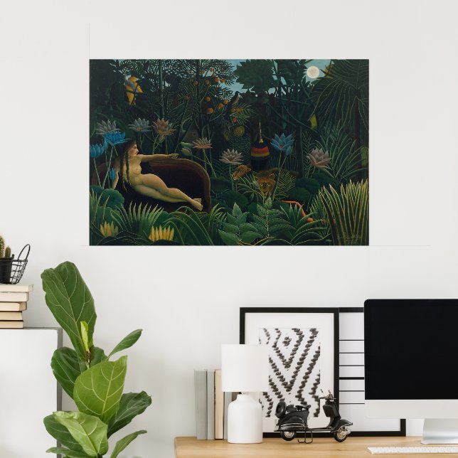 The Dream (Le Reve Exotique) by Henri Rousseau Poster (Home Office)