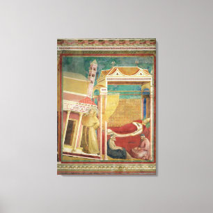 The Dream of Innocent III, 1297-99 Canvas Print