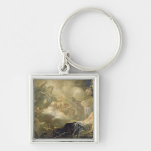 The Dream of Solomon, c.1693 (oil on canvas) Keychain