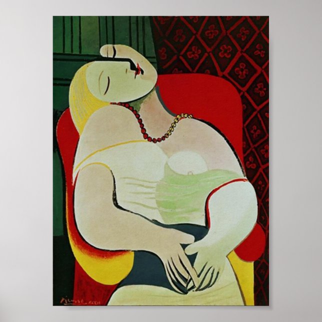 The Dream – Picasso Modern Art Print (Front)
