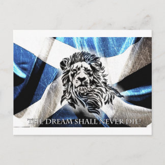 THE DREAM SHALL NEVER DIE 4 POSTCARD