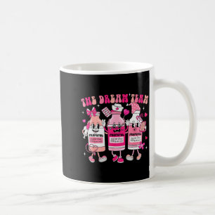 The Dream Team Retro Groovy Nurse Medical Nursing  Coffee Mug