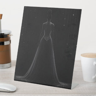 The Dress Pedestal Sign