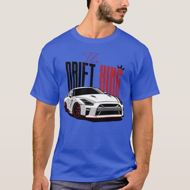 The Drift car boy retro T-Shirt (Front)